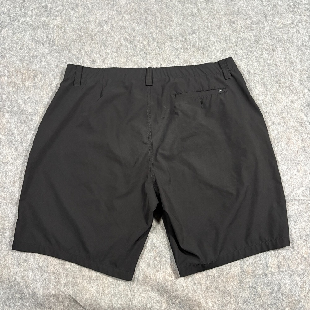 Denali Men's Bermuda Shorts Size 40 Black Flat Front Belt Loops Stretch Waist - Picture 8 of 8